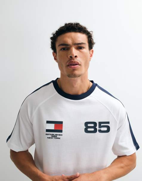Tommy Hilfiger - World Cup - T-shirt comoda bianca - view 1