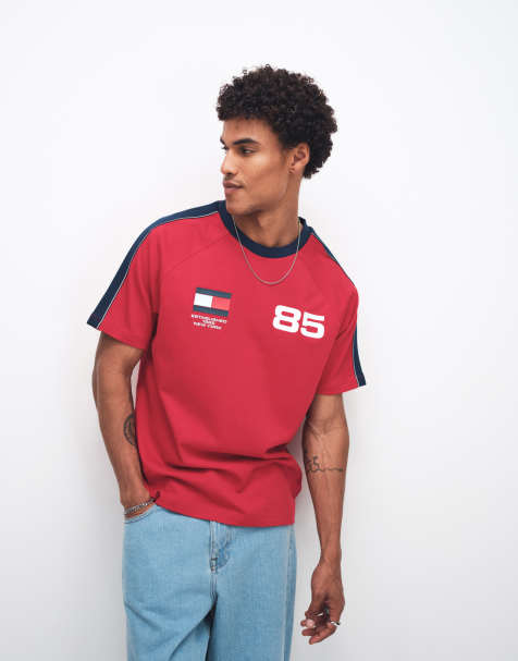 Tommy Hilfiger - World Cup - T-shirt comoda rossa - view 1