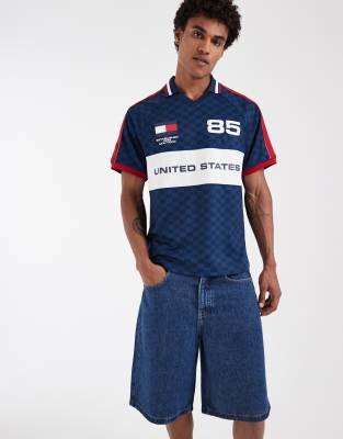 Tommy Hilfiger world cup US soccer jersey in navy
