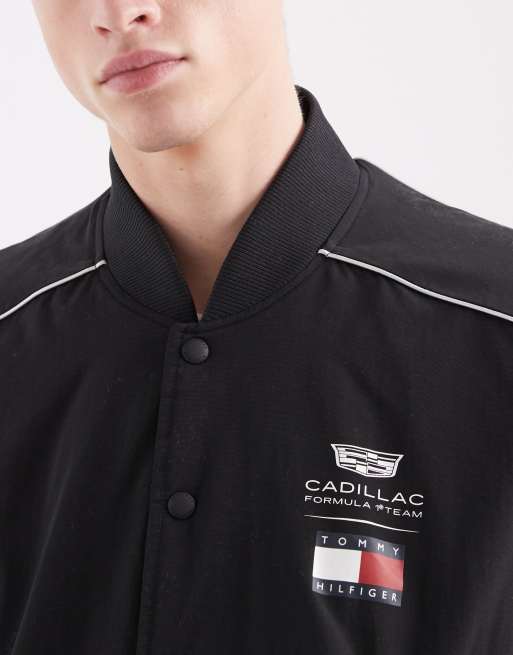 Tommy Hilfiger x Cadillac F1 - Bomberjack in zwart en wit, 5 van 5