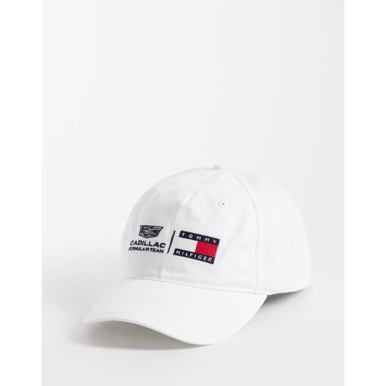 Tommy Hilfiger x Cadillac F1 brand cap in white | ASOS