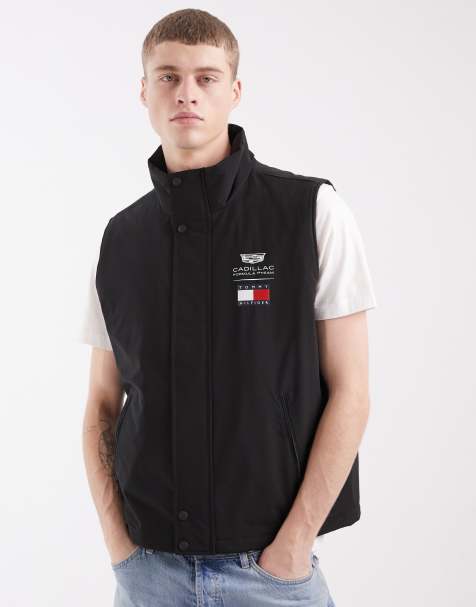 Tommy Hilfiger x Cadillac F1 logo vest in black - view 1
