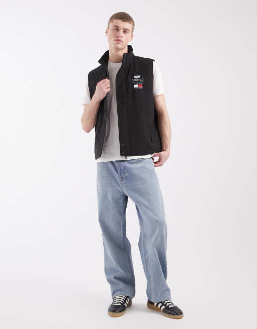 Tommy Hilfiger x Cadillac F1 logo vest in black, 2 of 5