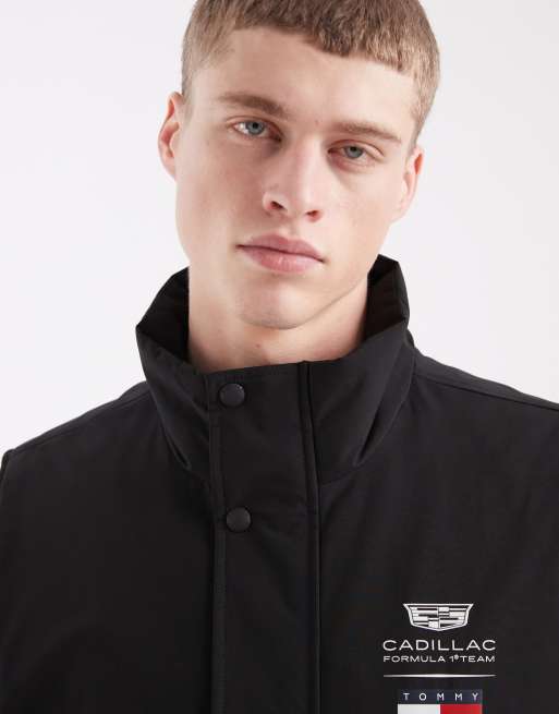 Tommy Hilfiger x Cadillac F1 logo vest in black, 3 of 5