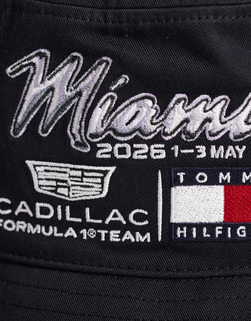 Tommy Hilfiger x Cadillac F1 Miami - Cappello da pescatore nero, 2 di 3