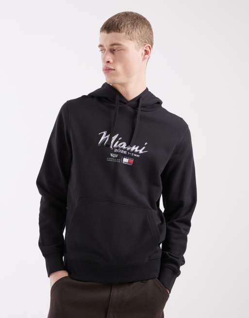 Tommy Hilfiger x Cadillac F1 Miami - Sweat à capuche - Noir, 2 de 5