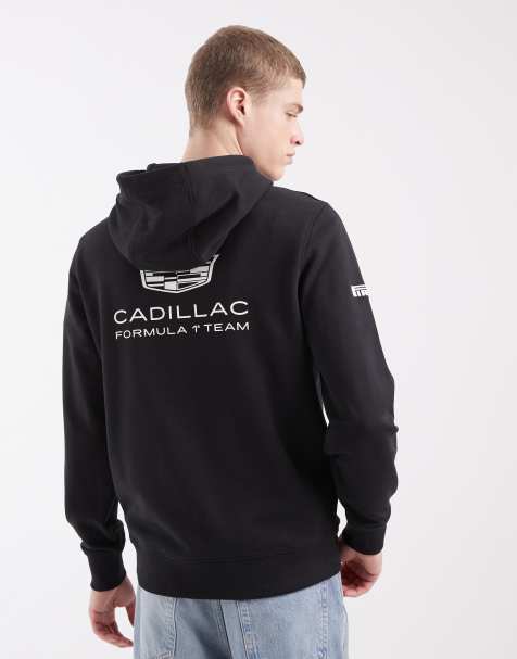 Tommy Hilfiger x Cadillac – F1 Replica – Czarna bluza z kapturem - view 1