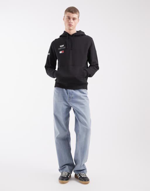 Tommy Hilfiger x Cadillac F1 replica hoodie in black, 2 of 5