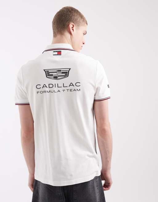 Tommy Hilfiger x Cadillac F1 Replica - Hvid poloskjorte, 5 af 5