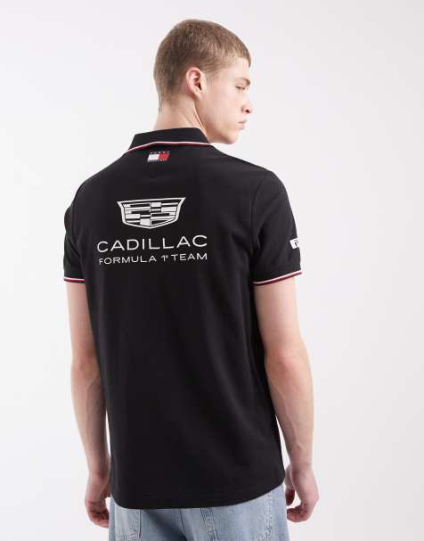 Tommy Hilfiger x Cadillac – F1 Replica – Polohemd in Schwarz - view 1