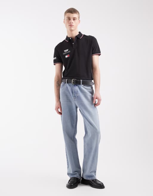 Tommy Hilfiger x Cadillac – F1 Replica – Svart pikétröja, 3 av 5