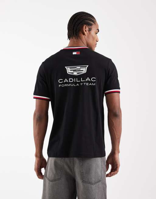 Tommy Hilfiger x Cadillac – F1 Replica – T-Shirt in Schwarz, 3 von 5