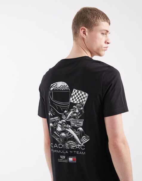 Tommy Hilfiger x Cadillac – F1 – Svart t-shirt med biltryck - view 1