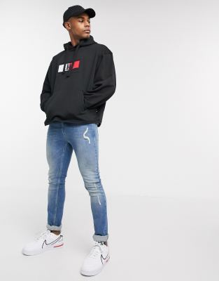 tommy hilfiger box logo hoodie