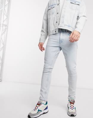 light bleached jeans