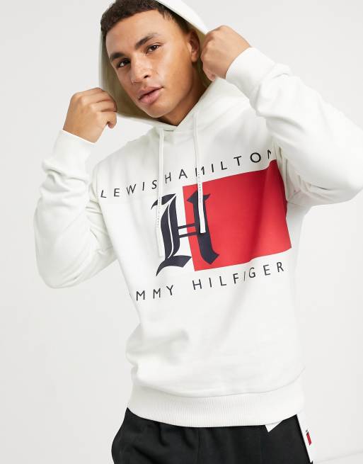 Tommy Hilfiger x Lewis Hamilton Sweat capuche en polaire avec