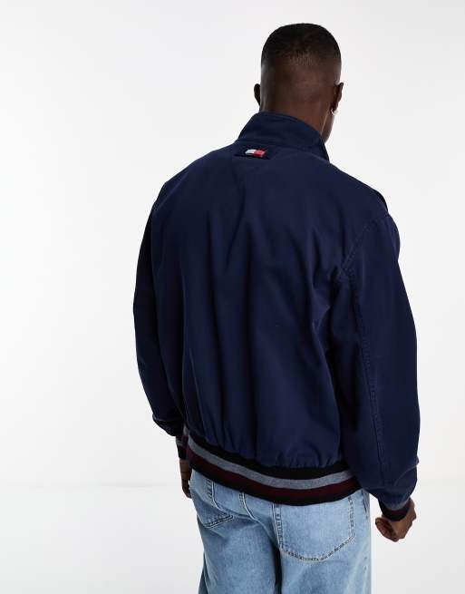 Tommy Hilfiger x Shawn Mendes - Marineblå Harrington-jakke med flaglogo, 2 af 4