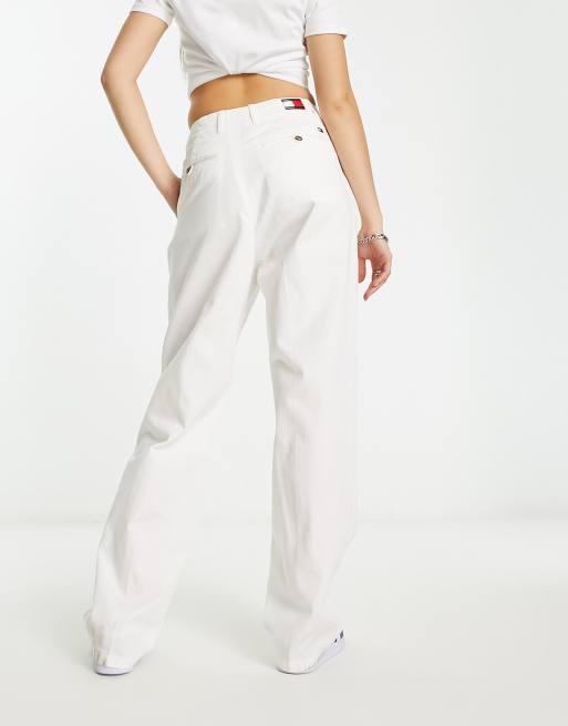 Tommy hilfiger white clearance pants