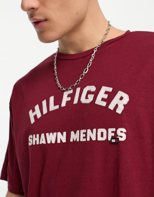 Tommy Hilfiger x Shawn Mendes short sleeve archive logo t-shirt in