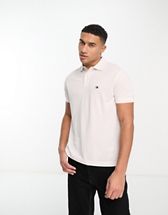 Tommy Hilfiger 1985 contrast collar regular fit polo shirt in white | ASOS