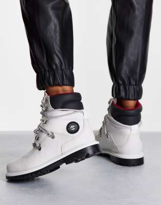 Tommy Hilfiger x Timberland Pro Hiker lace up boots in white | ASOS