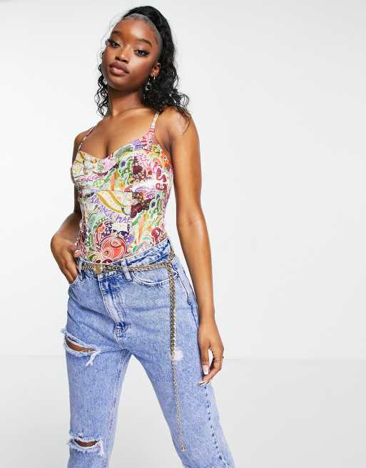 Tommy Hilfiger - Zendaya - Body à imprimé zodiaque