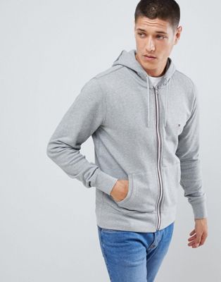 tommy hilfiger grey zip hoodie