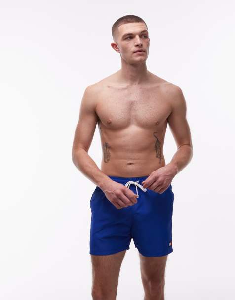 Tommy Hilfiger - Zwemshort met trekkoord in blauw - view 1
