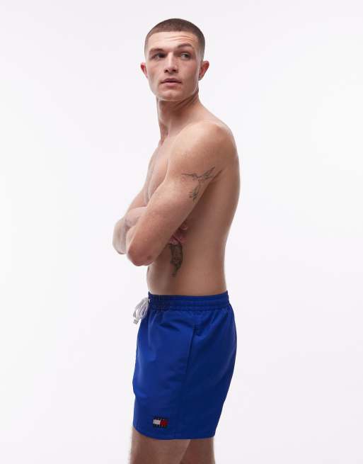 Tommy Hilfiger - Zwemshort met trekkoord in blauw, 3 van 5