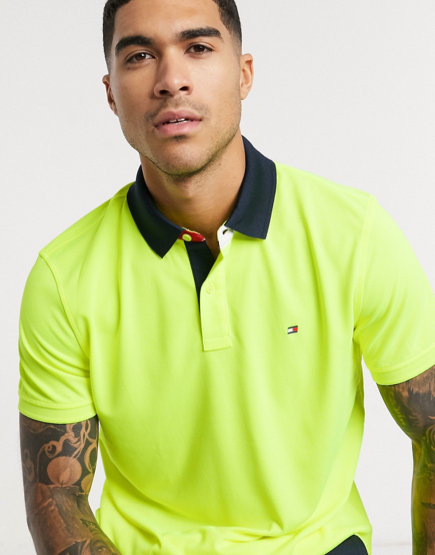 Tommy Hilifger sport gibson logo polo in yellow