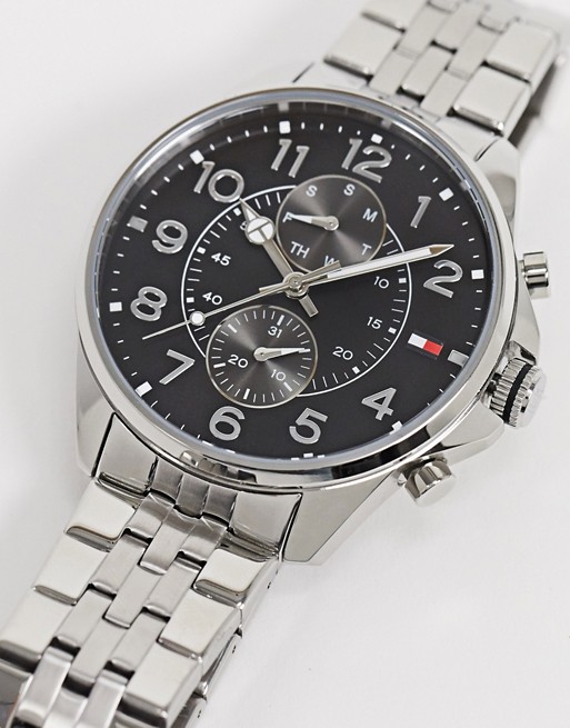 Tommy Hiliger dean watch in silver