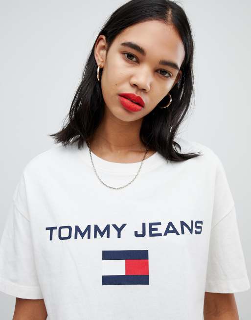 Tommy jeans 5.0 on sale 90s logo tee