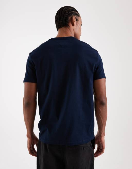 Tommy Jeans – 1985 – T-Shirt in Marineblau mit Box-Logo-Grafik, 3 von 5