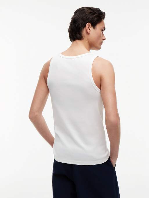 Tommy Jeans 2-pack tommy flag extra slim tank tops in multi, 6 of 7