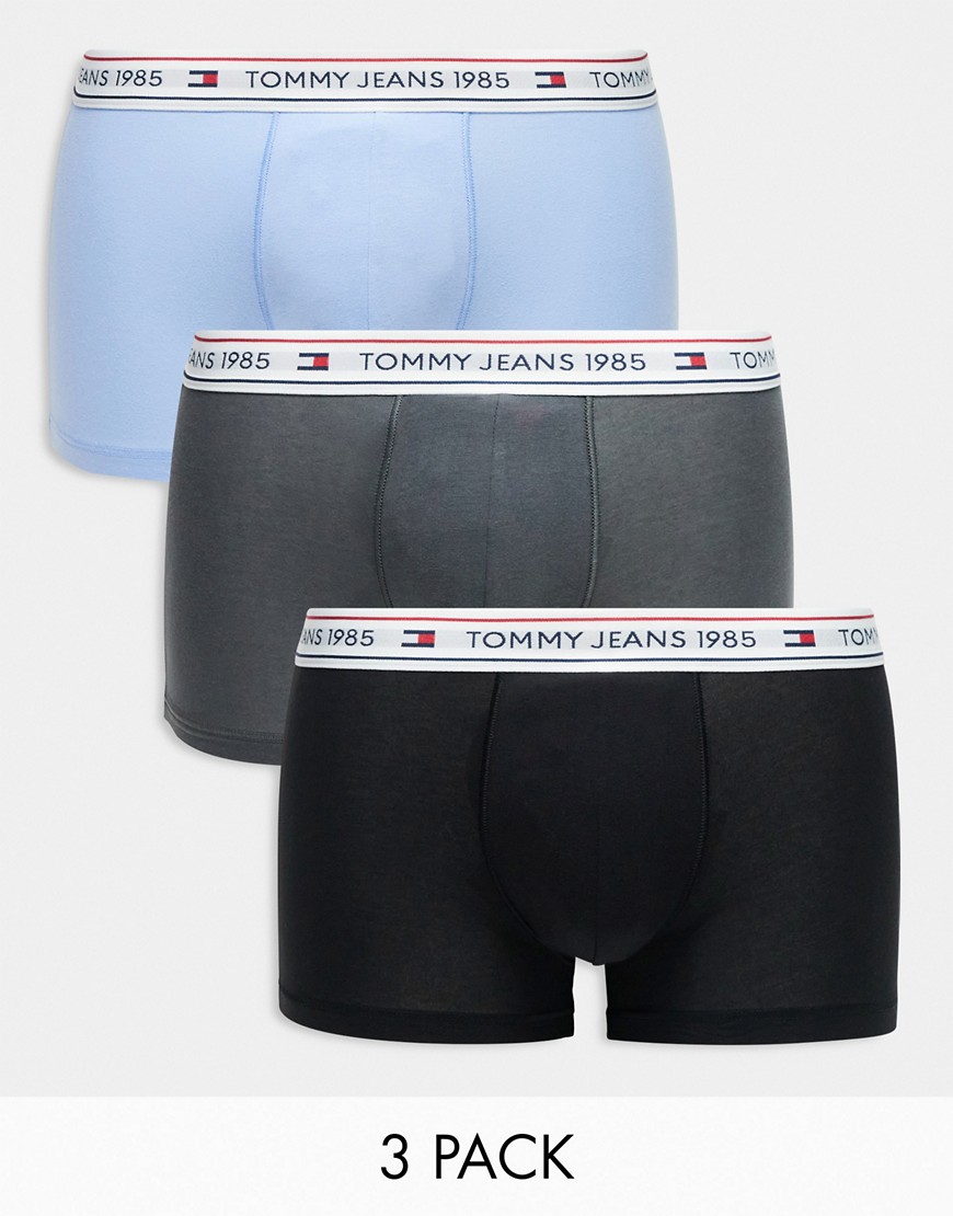 Tommy Jeans 2.0 essentials 3 pack trunks in multi