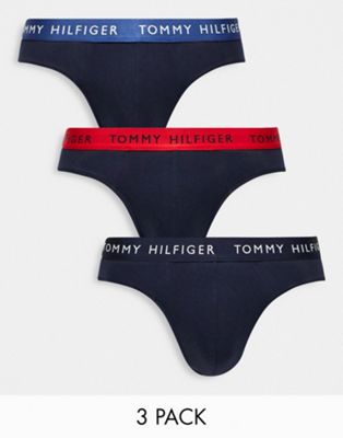 Tommy Jeans 3 pack briefs in navy