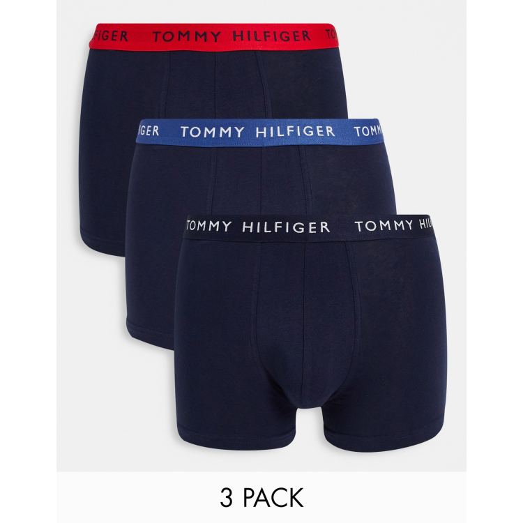 Tommy Jeans 3 pack trunks in navy