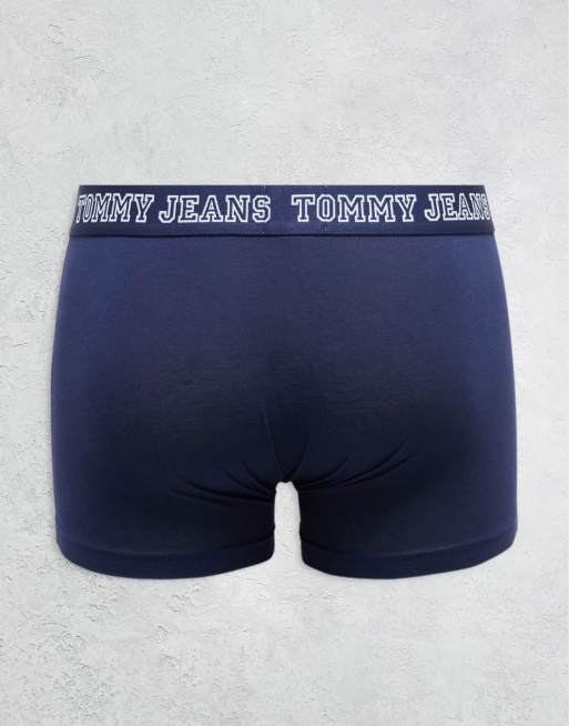 Tommy Jeans 3 pack varsity briefs in blue/ pink/ black