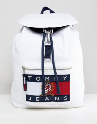 tommy jeans crest backpack