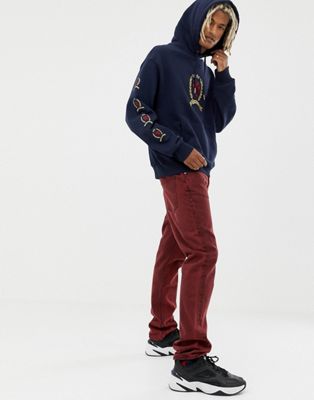 tommy jeans crest hoodie