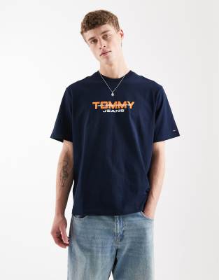 Tommy Jeans 90s Block T-shirt In Blue