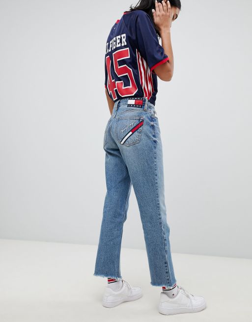 Tommy jeans 90s mom on sale jeans