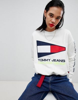tommy jeans sailing gear sweatshirt