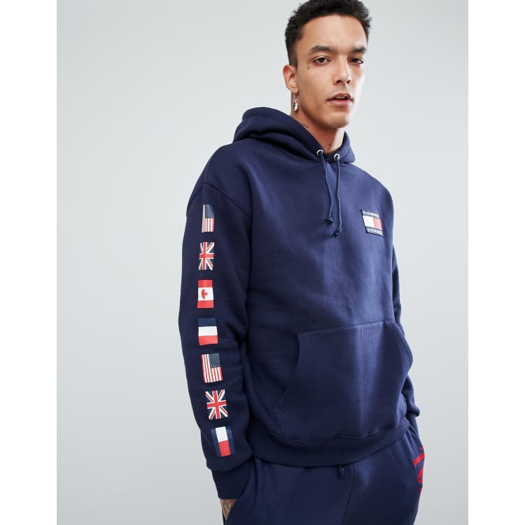 Tommy jeans capsule collection flag hoodie new arrivals