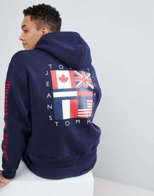 tommy hilfiger 90s capsule flag hoodie