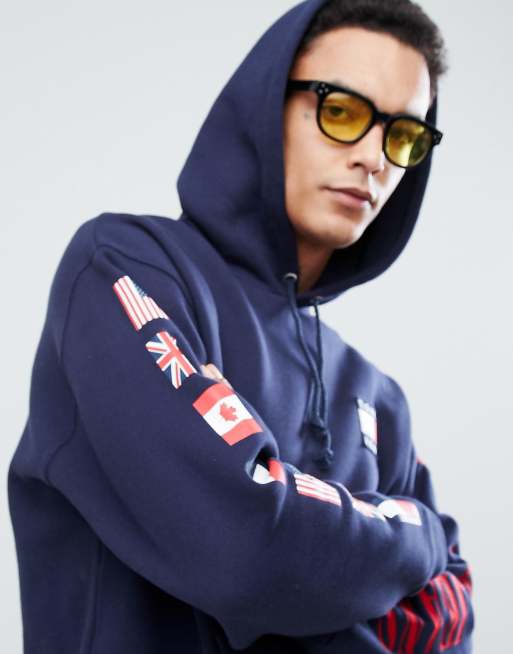 Tommy jeans capsule store collection flag hoodie