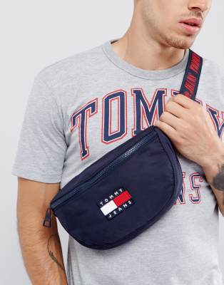 tommy jeans logo bum bag