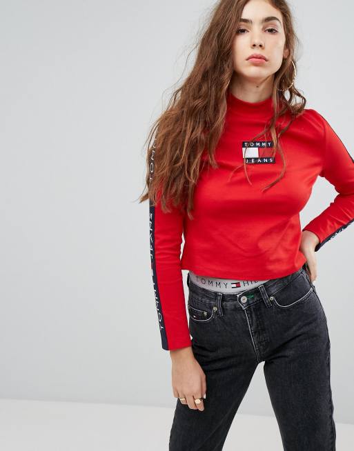Tommy Jeans 90s Capsule Logo Knit Top Asos