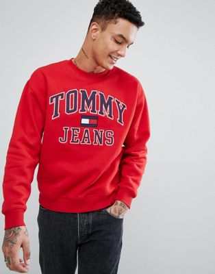 tommy red sweatshirt