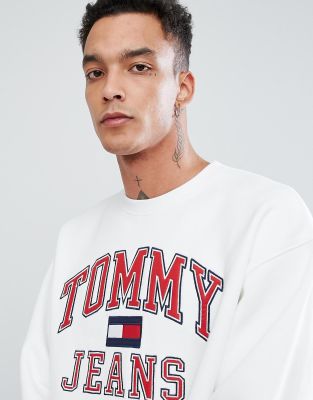 tommy jeans 90s capsule logo sweatshirt